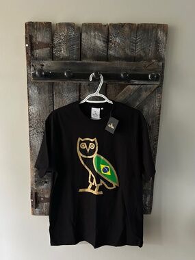 Men's October's Very Own (OVO) New w/Tags All Around the World Brazil T-Shirt